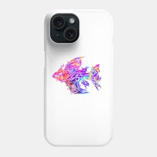 Colorful Tribal Fish Tattoo Phone Case