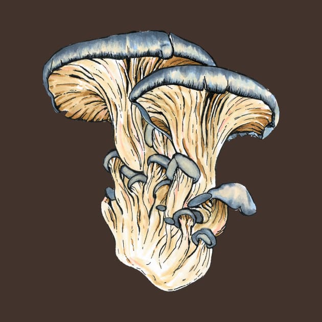 Oyster Mushrooms by LittleAmyLiz