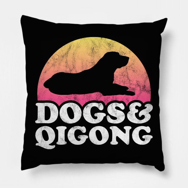 Dogs and Qigong Gift Pillow by JKFDesigns