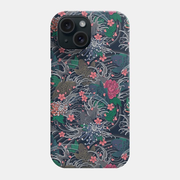 Blossom Blizzard Phone Case by Prajoedi