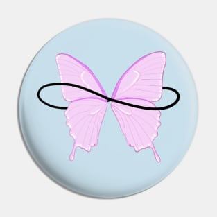 Infant loss butterfly Pin