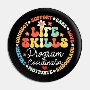 Groovy Life Skills Team Teacher Special Ed Sped Squad Pin