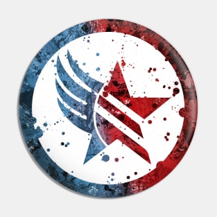 Mass Effect - Paragon/Renegade Combo - Splatter Pin