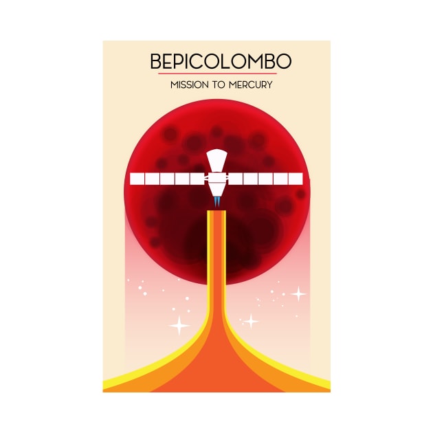 BepiColombo Space Art by nickemporium1