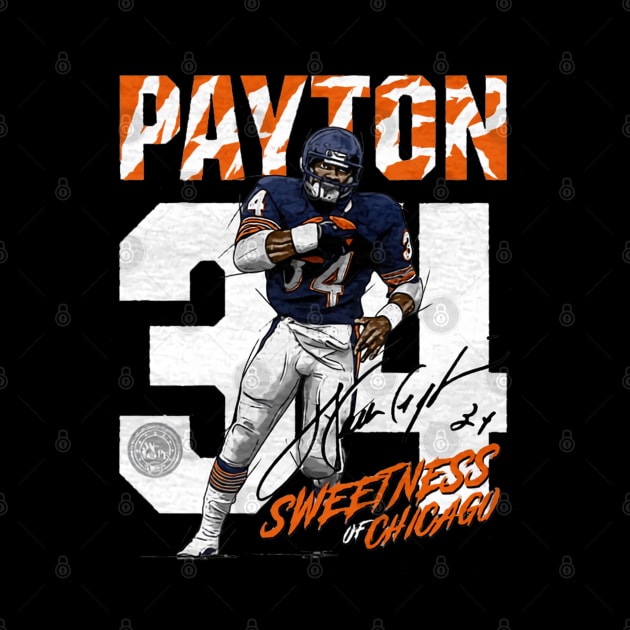 Walter Payton Chicago Rush by Buya_Hamkac