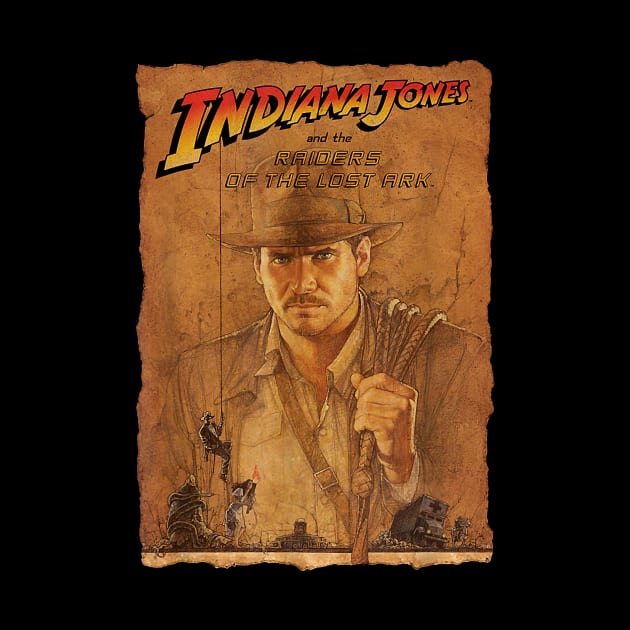 Lucasfilm Indiana Jones Raiders of the Lost Ark Poster Art by Trogexy Pearcepn