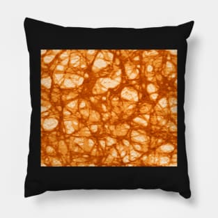 Tie &amp; Dey (orange) Pillow