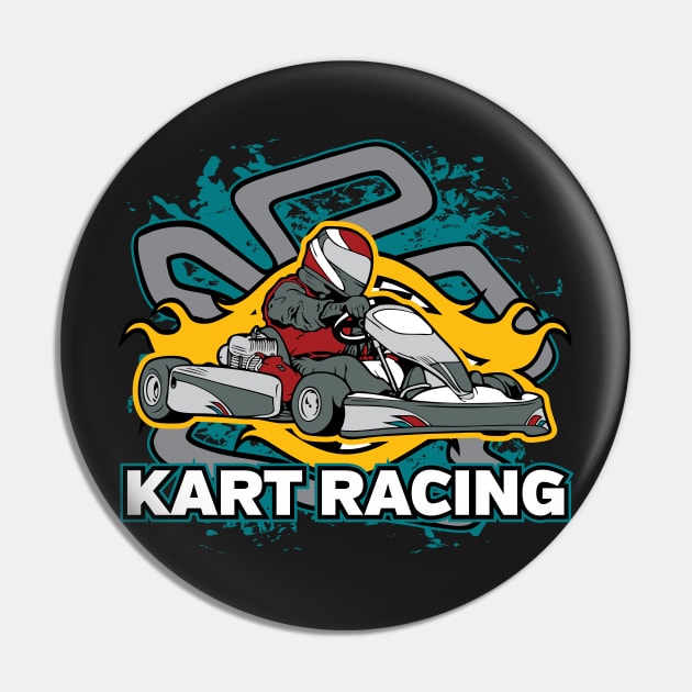 Go Kart Racing Pin by RadStar