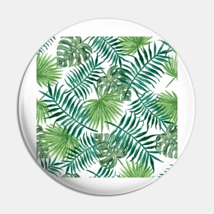 Palm Leaf Print Pin