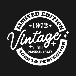 51st birthday vintage legends born in 1972 51 years old T-Shirt