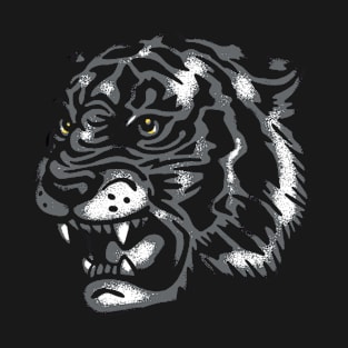 Tiger Tattoo B&W T-Shirt