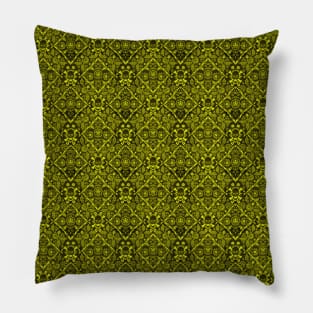 Skull and Crossbones Neck Gator Yellow Crossbones Pattern Pillow