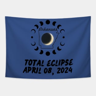 Arkansas Total Eclipse 2024 Tapestry