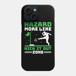Footgolf Player Foot Golf Playing Footgolfers Footgolfing Phone Case