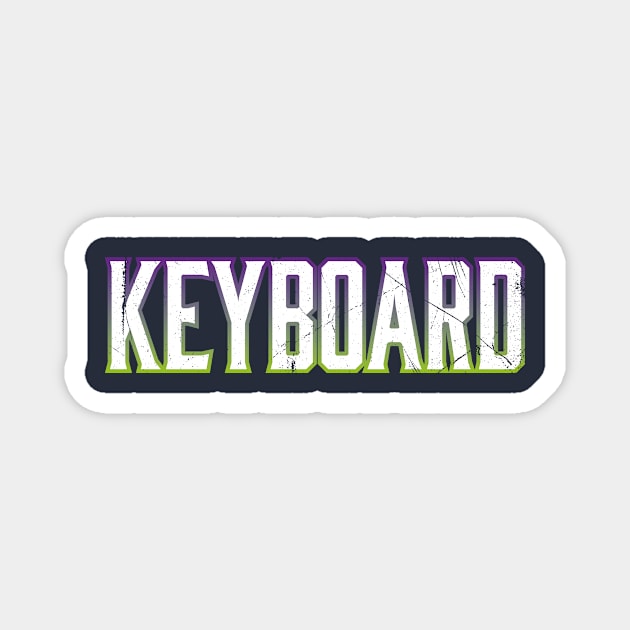 Keyboardist Magnet by bluerockproducts