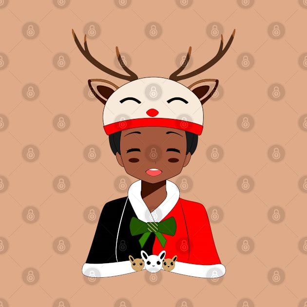 Reindeer Girl by Andile Mbhele