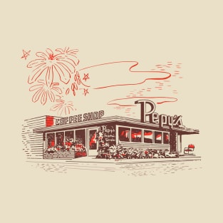 Pepy's Coffee Shop --- Mid Century Aesthetic T-Shirt