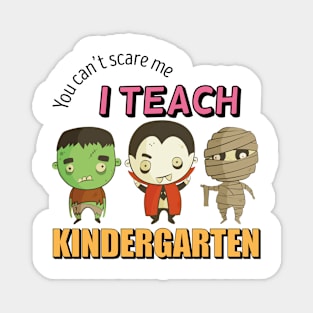 you cant scare me i teach kindergarten Magnet