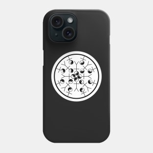 Stickman Refraction with Ying Yang Phone Case