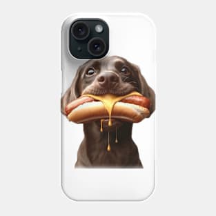 Dog and Hot dog 7103 Phone Case