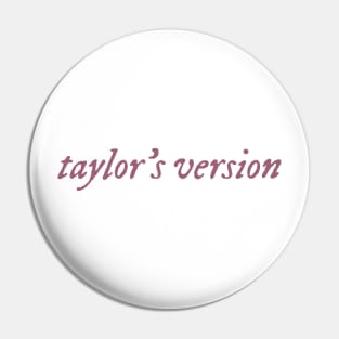 Taylors version (lover color) Pin