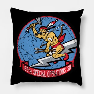 185th Special Operations SQ Vintage Insignia Pillow