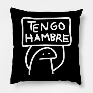 Tengo Hambre shirt, Funny Spanish shirt, Latino shirt, Flork shirt, Pegatina, Calcomania en español, Mexican Pillow