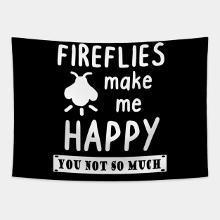 Happy firefly night beetle love gift Tapestry