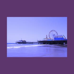 Purple Haze Santa Monica Pier T-Shirt