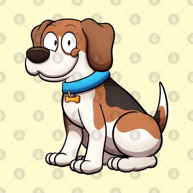 Beagle Dog by TheMaskedTooner
