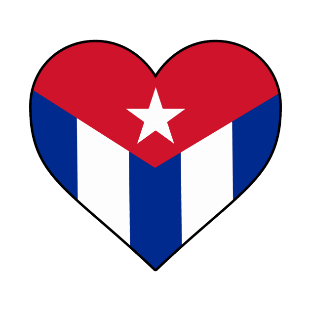 Cuba Flag Heart by livania