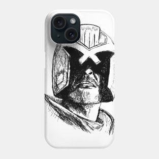 Dredd Inktober Phone Case