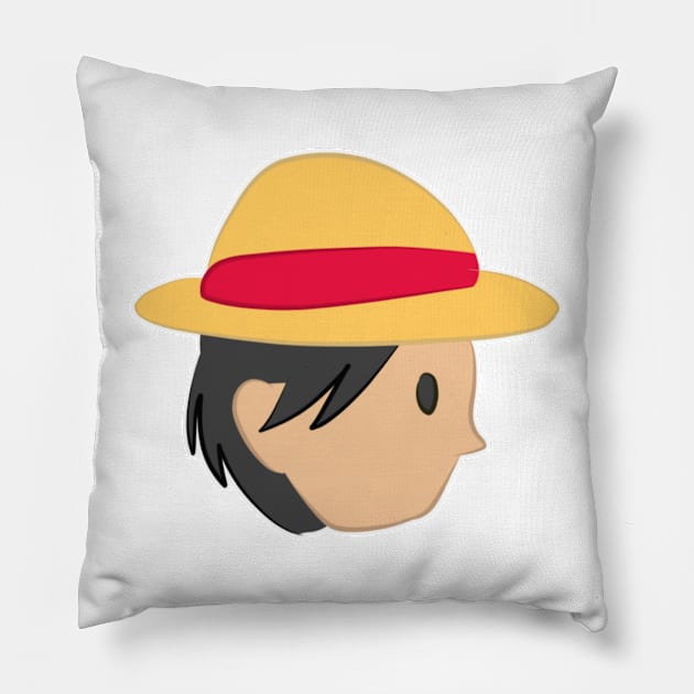 Straw hat Pillow by Aleina928