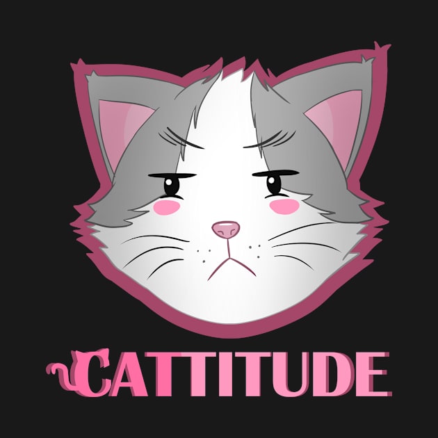 Cattitude face by daywears