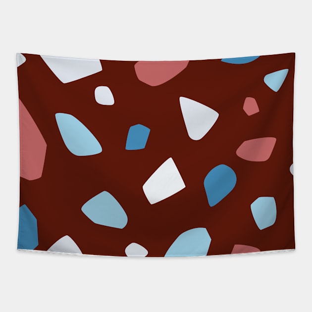 Terrazzo Pattern Design #2 Tapestry by DankFutura