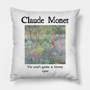 The artist's garden in Giverny Pillow