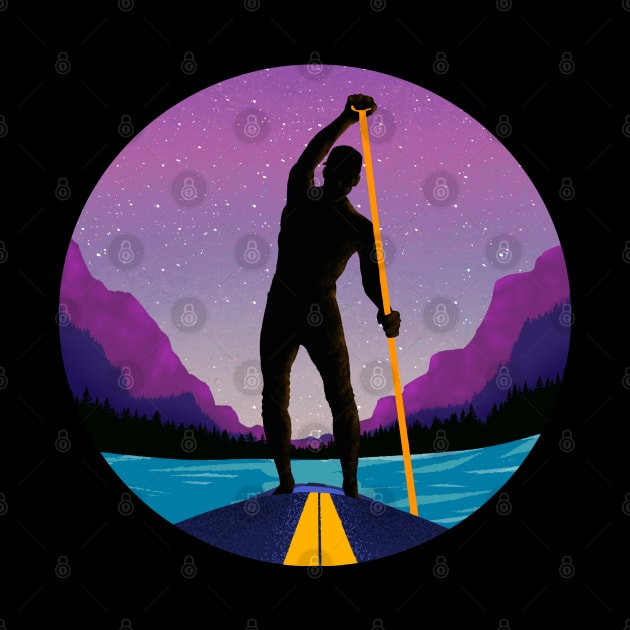 6 AM SUP Club (circle design) by comecuba67