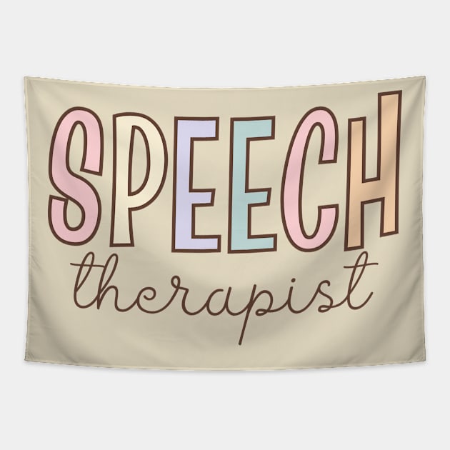 Speech Therapist, SLP Pathologist Graduation 2024 Tapestry by WaBastian