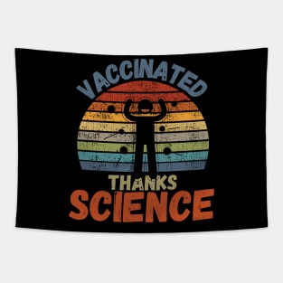 Vaccinated Thanks Science Tapestry