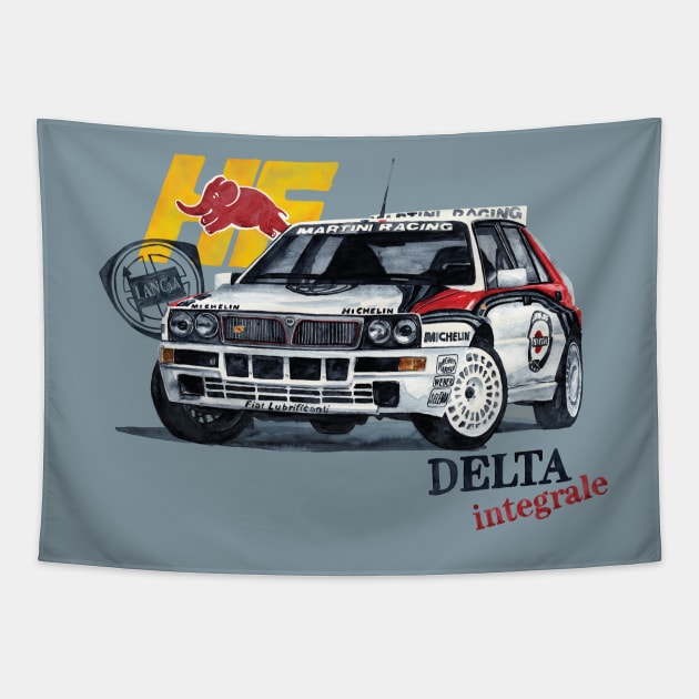 Lancia delta integrale Tapestry by dareba