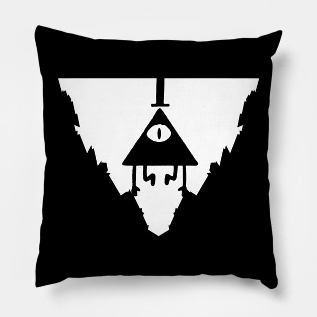 Bill Cipher Weirdmageddon Pillow by Xela