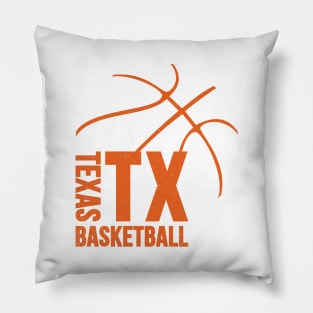 Texas Basketball 01 Pillow