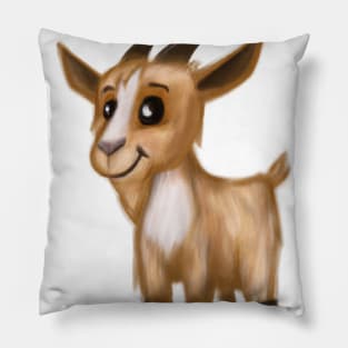 Cute Goat Drawing Pillow