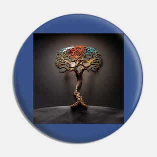 Yggdrasil World Tree of Life Pin