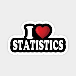 I Love Statistics Magnet