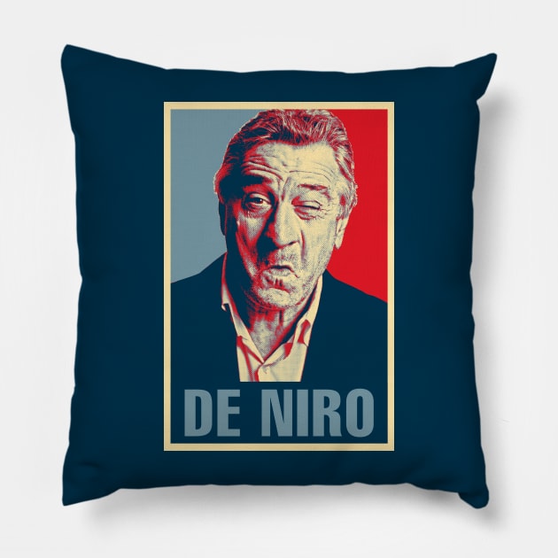 De Niro Hope Pillow by TEEVEETEES