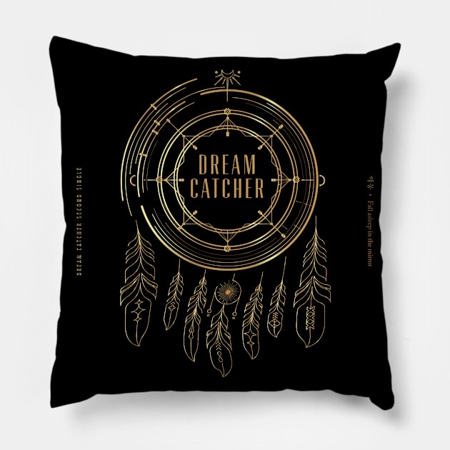 Dreamcatcher Fall Asleep In The Mirror Album Pillow by hallyupunch