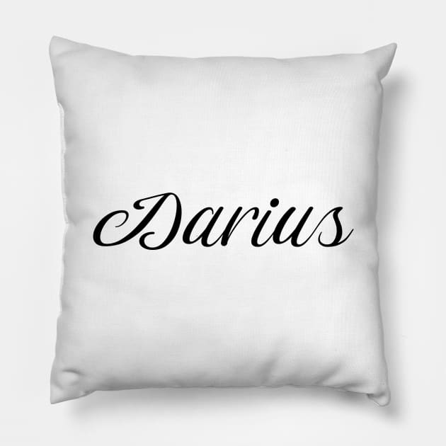 Name Darius Pillow by gulden