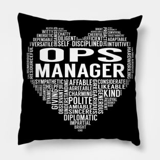 Ops Manager Heart Pillow