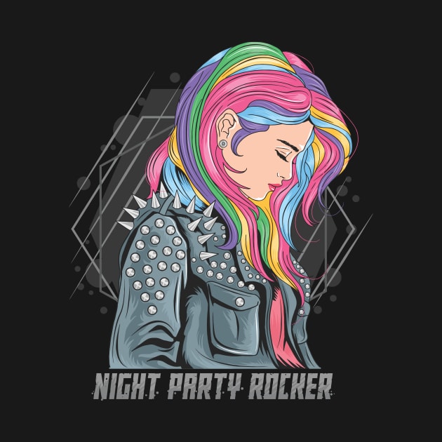 Night Party Rocker by SM Shirts